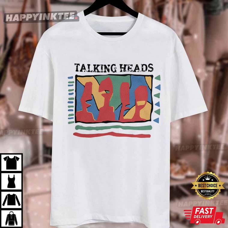 Talking Heads Vintage Artistic Graphic Music T-Shirt Talking Heads Vintage Artistic Graphic Music T-Shirt