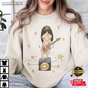 Yoshitomo Nara Guitar Girl Star Japanese Artistic T Shirt (1)