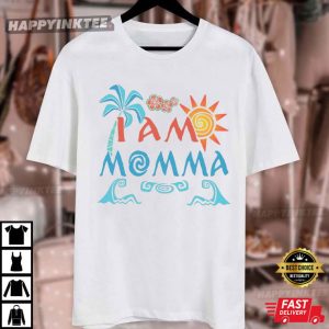 Moana Mom I Am Momma Disney Movies Comfort Colors T Shirt (1)