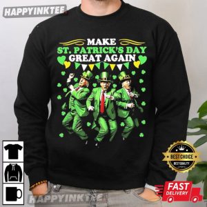 Donald Trump Dance Make St Patrick’s Day Great Again Funny T Shirt (2)