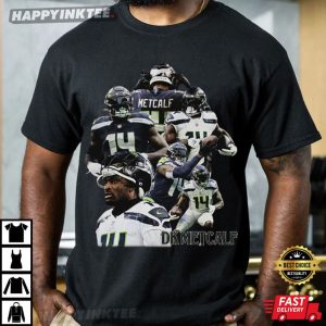 DK Metcalf Vintage Bootleg Fans Gifts NFL T-Shirt