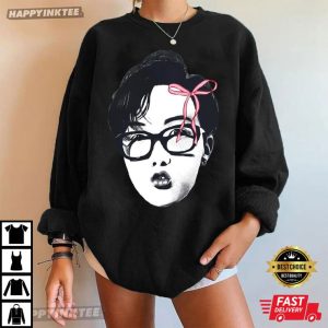 J Hope Tour Pink Bow Artistic Gift For Fans Kpop T Shirt (1)