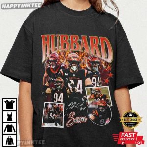 Sam Hubbard Cincinnati Bengals Vintage Bootleg Style T-Shirt