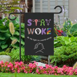 Stay Woke Be The Light In A World Asleep LGBTQ Flag (4)