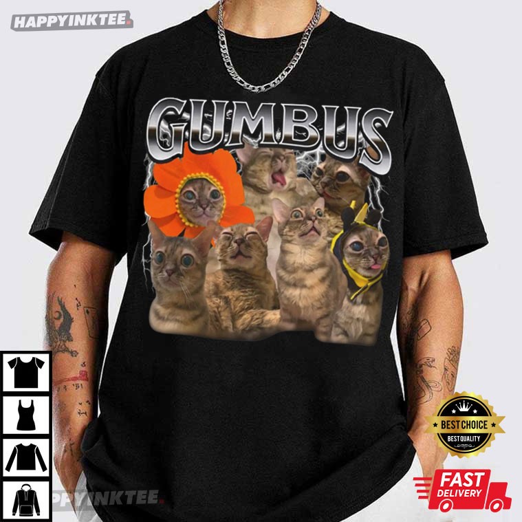 Gumbus Cat Funny Meme Bootleg Style T-Shirt Gumbus Cat Funny Meme Bootleg Style T-Shirt
