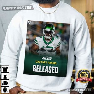 Davante Adams Released by New York Jets T Shirt (1)
