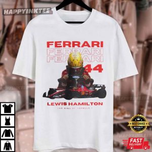 Lewis Hamilton Racing Gift F1 Ferrari 2025 Season T Shirt (2)