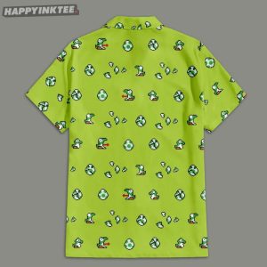 Yoshi Pixel Art Video Game Character Retro Gaming Hawaiian Shirt 1 (1)
