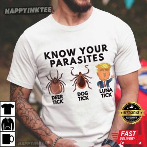 Know Your Parasites Luna Tick Funny Anti Trump T-Shirt