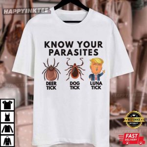 Know Your Parasites Luna Tick Funny Anti Trump T Shirt (2)