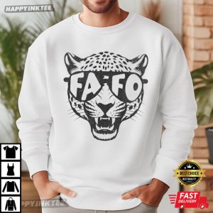 FAFO Fuck Around And Find Out Leopard Sunglasses T Shirt (1)