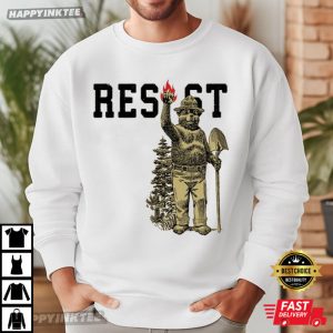 Smokey Bear Resist Environmental Activism National Parks T Shirt (1)