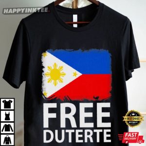 Free Duterte Philippines Supporter Political T Shirt (1)