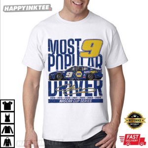 Chase Elliott Hendrick Motorsports Most Popular Driver T-Shirt