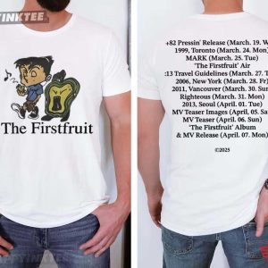 Mark Lee The Firstfruit +82 Pressin Release Music T-Shirt