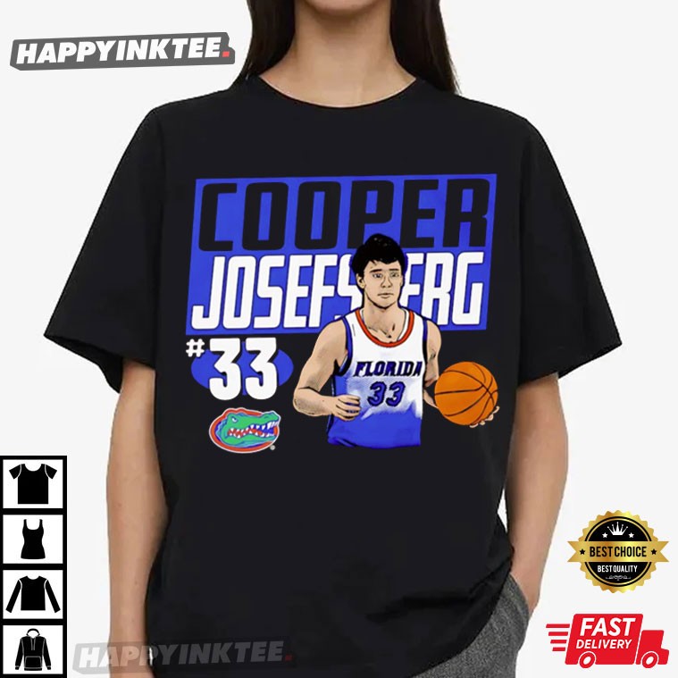 Cooper Josefsberg Florida Gators Cartoon Basketball T-Shirt Cooper Josefsberg Florida Gators Cartoon Basketball T-Shirt