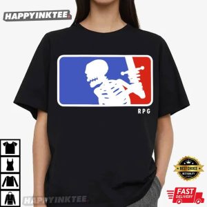 RPG Skeleton Essential Logo MLB T Shirt (1)