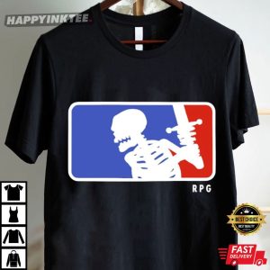 RPG Skeleton Essential Logo MLB T Shirt (3)