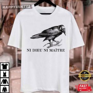 Ni Dieu Ni Maître Neither God nor Master Anti Authoritarian T Shirt (2)