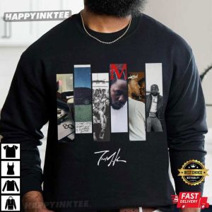 Kendrick Lamar Full Albums Discography Music Rap T Shirt (1)