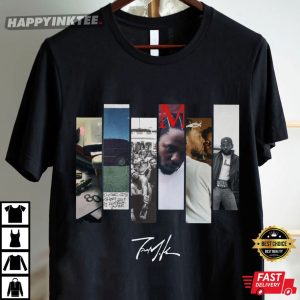 Kendrick Lamar Full Albums Discography Music Rap T Shirt (2)