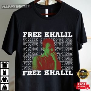 Free Mahmoud Khalil Support Palestine T Shirt (2)