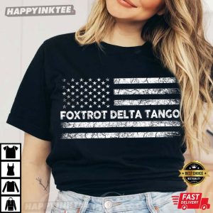Foxtrot Delta Tango Funny US Flag FDT Anti Trump T Shirt (4)