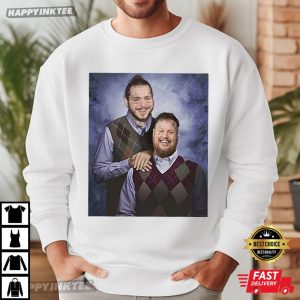 Post Malone And Jelly Roll Step Brothers Funny Music T Shirt (1)