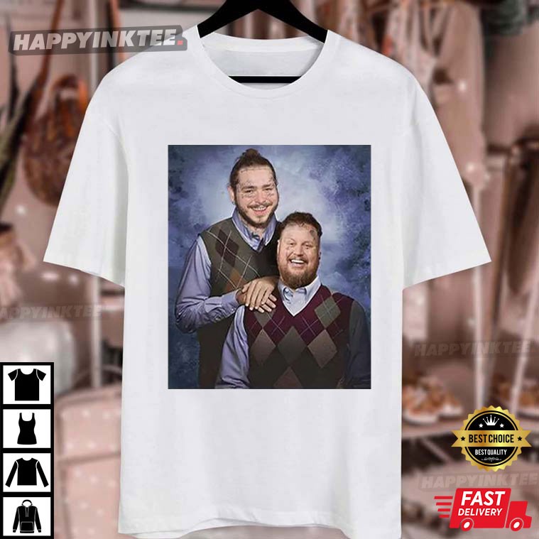 Post Malone And Jelly Roll Step Brothers Funny Music T-Shirt Post Malone And Jelly Roll Step Brothers Funny Music T-Shirt