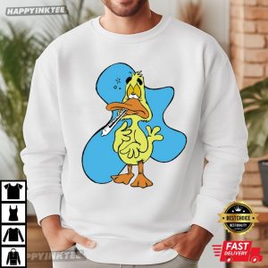 Golden Sick Duck Cartoon T Shirt (1)
