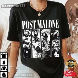Post Malone Signature Album Tour Music T-Shirt