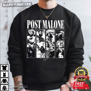 Post Malone Signature Album Tour Music T Shirt (1)