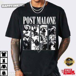 Post Malone Signature Album Tour Music T Shirt (4)