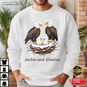 Jackie And Shadow Bald Eagle Lover T Shirt (3)