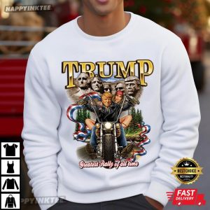Trump MAGA Biker Greatest Rally Of All Time T Shirt (1)