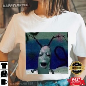 Cursed Plankton Funny Creepypasta Meme T Shirt (4)