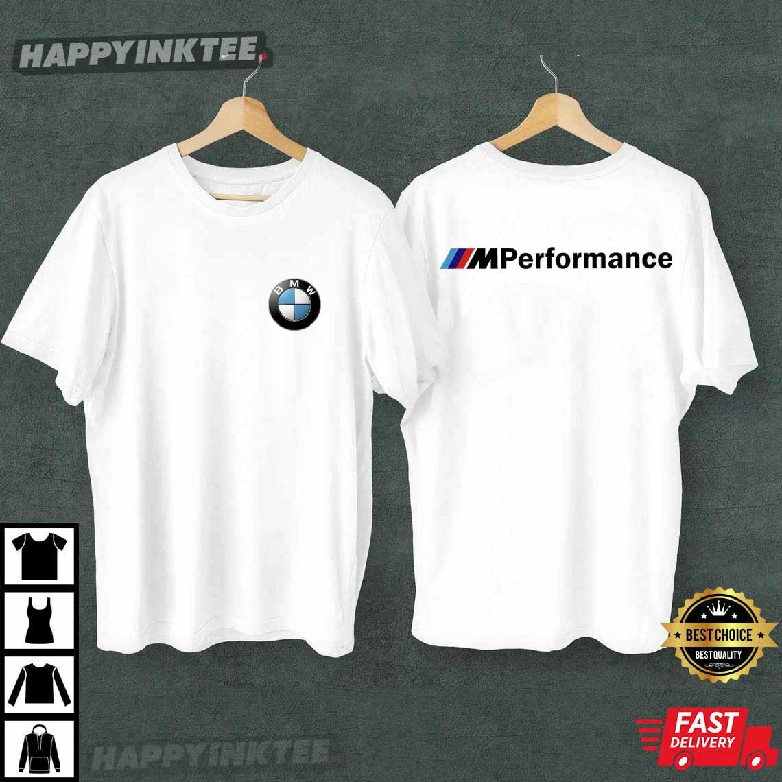 BMW M Performance Race Car T-Shirt BMW M Performance Race Car T-Shirt