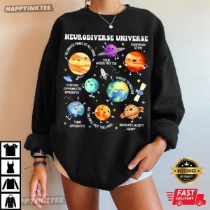 Neurodiverse Universe Neurodiversity Autism Awareness T Shirt (1)