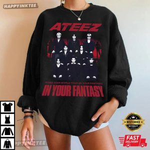 ATEEZ 2025 World Tour In Your Fantasy Kpop Music T Shirt (1)