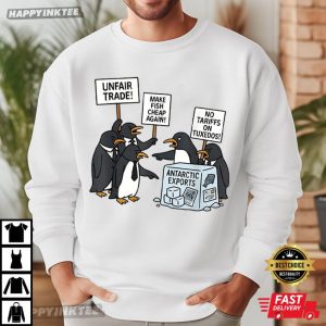 Penguins Unfair Trade Make Fish Cheap Again No Tariffs On Tuxedos Anti Trump T Sh (1)