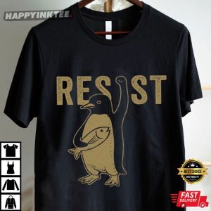 Penguins Resist Tariffs Anti Trump FDT T Shirt (2)