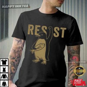Penguins Resist Tariffs Anti Trump FDT T-Shirt