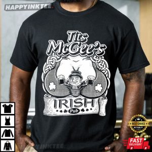 Tits McGee's Irish Pub St Patrick's Day T Shirt (3)