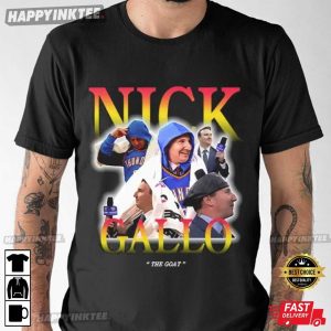 Nick Gallo The Goat OKC Thunder Basketball T-Shirt