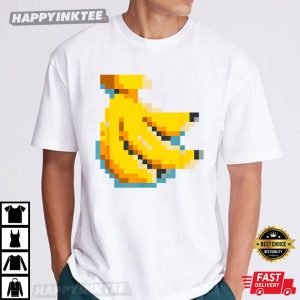 Pixel Banana 80s Video Game T-Shirt