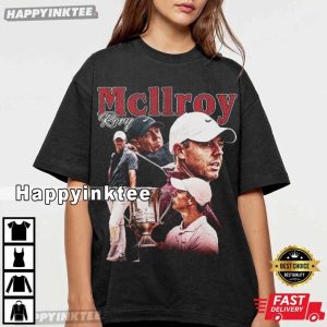 Rory McIlroy Professional Golfer Bootleg Graphic T-Shirt