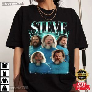 Steve Jack Black A Minecraft Movie Bootleg Graphic T Shirt (4)