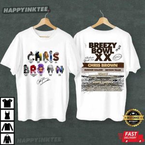 Chris Brown Breezy Bowl XX Tour Music T Shirt (2)