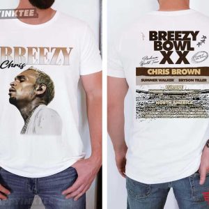 Chris Brown Breezy Bowl XX Stadium World Tour T-Shirt