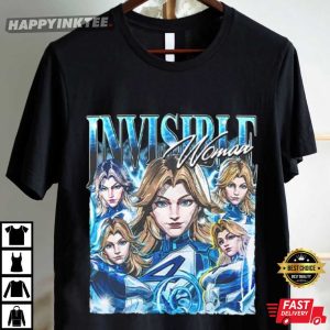Invisible Woman Susan Storm Marvel Bootleg T Shirt (2)
